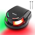 RVZONE Boat Navigation Lights, Red Green LED Bow Lights for Boats, IP67