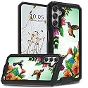 for Samsung A13 5G Phone Case, Heavy Duty Shockproof Dual Layer Protective Cover Silicone Hybrid Case for Samsung Galaxy A13 5G/4G/A04S, Beach Dog Paw Print