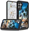 for Samsung A13 5G Phone Case, Heavy Duty Shockproof Dual Layer Protective Cover Silicone Hybrid Case for Samsung Galaxy A13 5G/4G/A04S, Beach Dog Paw Print