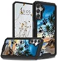 for Samsung A13 5G Phone Case, Heavy Duty Shockproof Dual Layer Protective Cover Silicone Hybrid Case for Samsung Galaxy A13 5G/4G/A04S, Beach Dog Paw Print