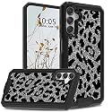 for Samsung A13 5G Phone Case, Heavy Duty Shockproof Dual Layer Protective Cover Silicone Hybrid Case for Samsung Galaxy A13 5G/4G/A04S, Beach Dog Paw Print