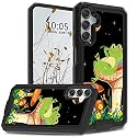 for Samsung A13 5G Phone Case, Heavy Duty Shockproof Dual Layer Protective Cover Silicone Hybrid Case for Samsung Galaxy A13 5G/4G/A04S, Beach Dog Paw Print