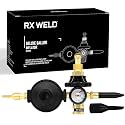 RX WELD Helium Tank Regulator, CGA-580 Tank