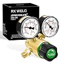 RX WELD Oxygen Regulator CGA 540 Inlet, B Size (9/16"-18 RH)