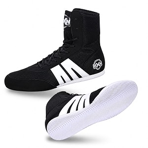 rxn gold medal boxing shoes for men  lightweight high top boxing boots with anti-slip non-marking rubber sole  breathable mesh upper  training sparring amp competition boxing shoes
