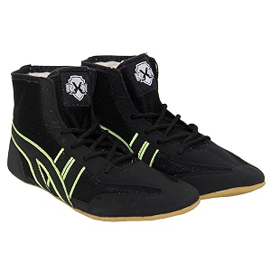 RXN Mens Faux Leather Wrestling Shoes with
