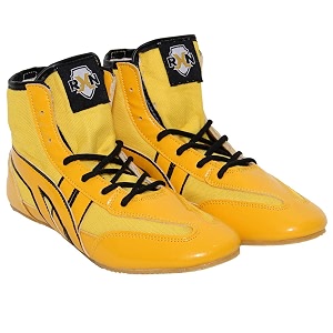 RXN Mens Faux Leather Wrestling Shoes with