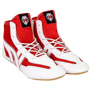 RXN Mens Faux Leather Wrestling Shoes with