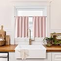 RYB HOME 100 Blackout Short Curtains for