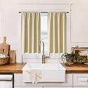 RYB HOME 100 Blackout Short Curtains for