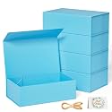 RYDDOY 5 Pack Blue Gift Box, 13.8x9.5x4.3'' Large Gift Boxes with Lids