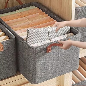 rylan 2 pcs wardrobe organizer for clothes stackable organizer for wardrobe storage clothes organiser for wardrobe shelf jeans pants t shirt organizer for cupboard racks and shelves