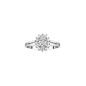 Rylos Halo Ring: Diamond Birthstone with 6X4MM Oval Gemstone - Women's Jewelry in Sterling Silver - Stunning Diamond Ring Sizes 5-10