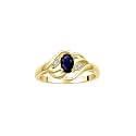 Rylos Ring featuring Classic Style, 6X4MM Birthstone Gemstone, &amp; Diamonds - Elegant Jewelry for Women in Sterling Silver, Sizes 5-10