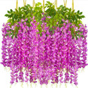 Ryme Purple Westeria Artificial Flower