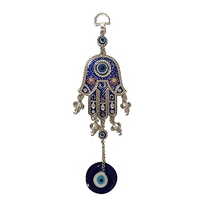 ryme turkish evil eye hamsa hand hamsa palm wall hanging for good luck prosperity zodaic success health wealth office home decor amp car