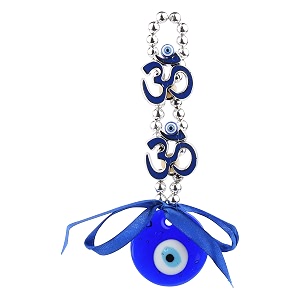 ryme vastu feng shui evil eye wall hanging with for good luck prosperity zodaic success health wealth office home decor amp car 2 om