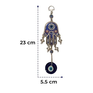 ryme vastu feng shui evil eye wall hanging with for good luck prosperity zodaic success health wealth office home decor amp car 2 hamsa hand