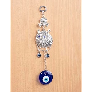 ryme vastu feng shui evil eye wall hanging with for good luck prosperity zodaic success health wealth office home decor amp car owl2