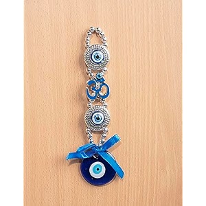 ryme vastu feng shui evil eye wall hanging with for good luck prosperity zodaic success health wealth office home decor amp car 2 evil eye with om