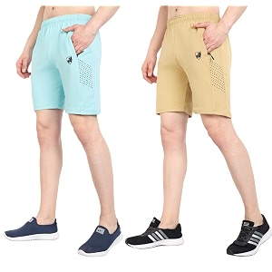 RynoGear Shorts for Men with Zipper Pocket