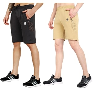 RynoGear Shorts for Men with Zipper Pocket