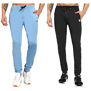 RynoGear Track Pants for Men with Zipper