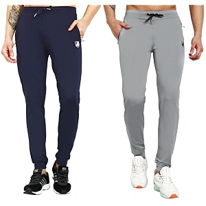 RynoGear Track Pants for Men with Zipper