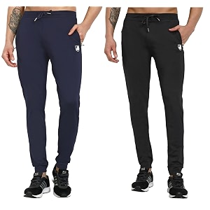 RynoGear Track Pants for Men with Zipper