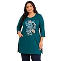 RYSH Women39s Plus Size Printed Nightshirt 