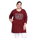 RYSH Women39s Plus Size Printed Nightshirt 