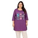 RYSH Women39s Plus Size Printed Nightshirt 