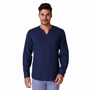 rytras Mens Cotton Straight Fit Straight Kurta