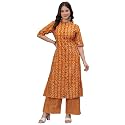 rytras Women Printed A-Line Kurta Set with