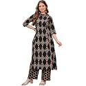 rytras Women Pure Cotton Printed A-Line Kurta