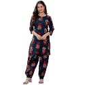 rytras Women Pure Cotton Printed Straight kurta
