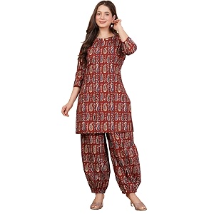 rytras Women Woman Pure Cotton Printed Straight