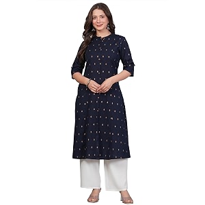 rytras Women Woman Pure Cotton Printed A-Line