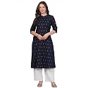 rytras Women Woman Pure Cotton Printed A-Line