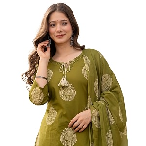 rytras Women Woman Pure Cotton Straight Kurta