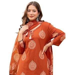 rytras Women Woman Pure Cotton Straight Kurta