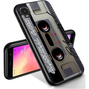 ryuithdjp for alcatel tcl a3 phone case a509dl 5534 classical tape design phone case for tcl a3 case tpu stylish protective cover