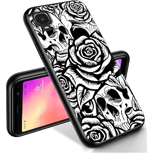 ryuithdjp for alcatel tcl a3 phone case a509dl 5534 roses design phone case for tcl a3 case tpu stylish protective cover