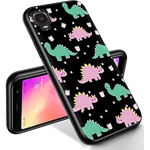 ryuithdjp for alcatel tcl a3 phone case a509dl 5534 cute dinosaur design phone case for tcl a3 case tpu stylish protective cover