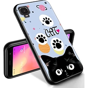 ryuithdjp for alcatel tcl a3 phone case a509dl 5534 cat cute design phone case for tcl a3 case tpu stylish protective cover