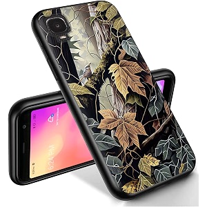 ryuithdjp for alcatel tcl a3 phone case a509dl 5534 leaves design phone case for tcl a3 case tpu stylish protective cover