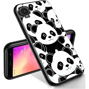 ryuithdjp for alcatel tcl a3 phone case a509dl 5534 cute panda design phone case for tcl a3 case tpu stylish protective cover
