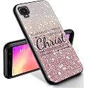 RYUITHDJP for Alcatel TCL A3 Phone Case (A509DL) 5.5" Shiny Quote Design, Phone Case for TCL A3 Case TPU Stylish Protective Cover