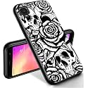 RYUITHDJP for Alcatel TCL A3 Phone Case (A509DL) 5.5" Roses Design, Phone Case for TCL A3 Case TPU Stylish Protective Cover