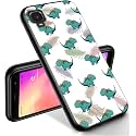 RYUITHDJP for Alcatel TCL A3 Phone Case (A509DL) 5.5" Dinosaur Leaves Design, Phone Case for TCL A3 Case TPU Stylish Protective Cover